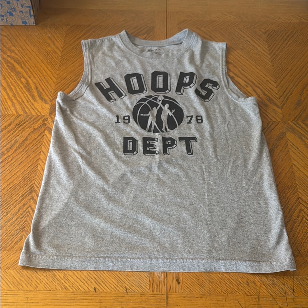 Cherokee Gray Hoops Dept Tank Top